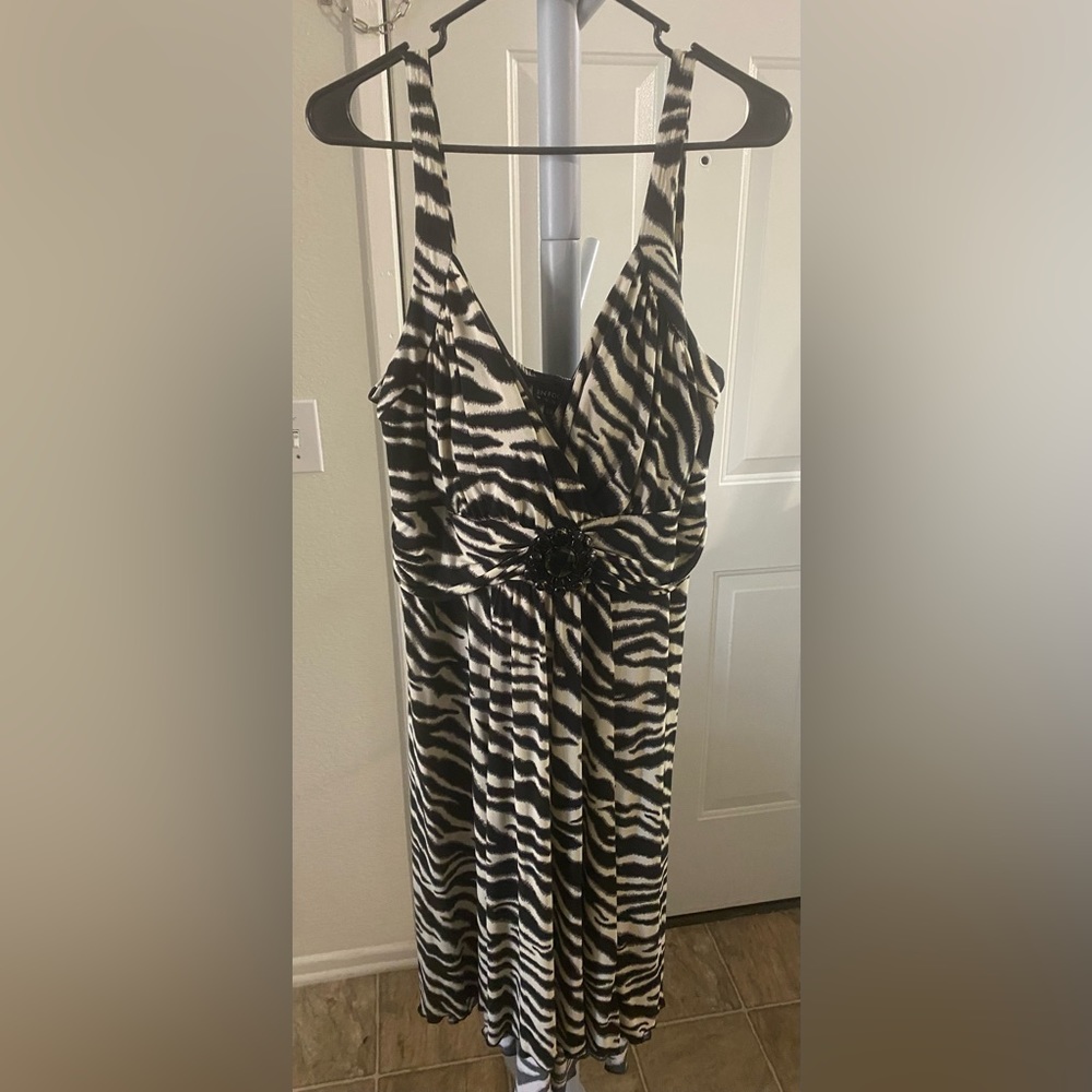 Zebra Print Dress